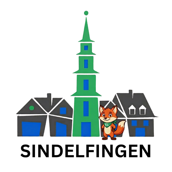 Illustration Sindelfingen mit FUCHSY als Symbol für regionale Beratung Illustration Sindelfingen mit FUCHSY als Symbol für regionale Beratung